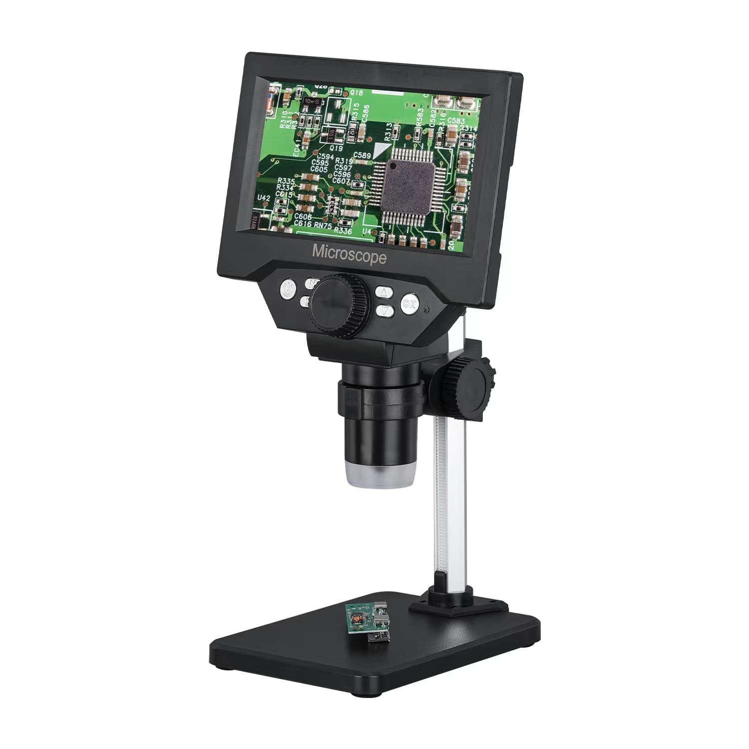 Professional LCD Digital Microscope 5.5-Inch 1000x Magnification Zoom Stereo Microscope Camera