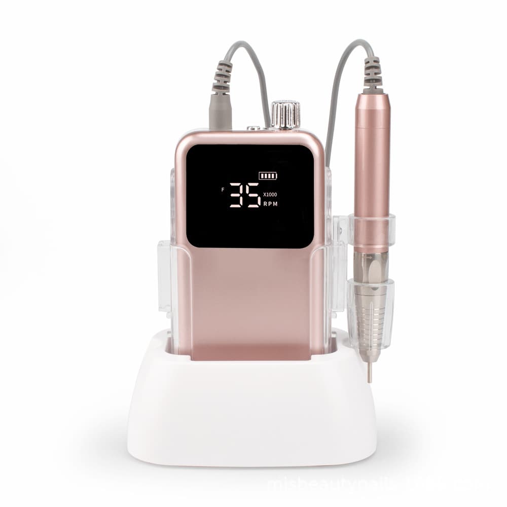 Portable 85W High-Power Nail Drill for Professional Nail Salons, Brushless Nail File Machine, In Stock, Logo Customization Available