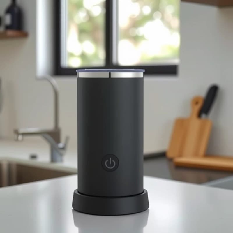 Electric Milk Frother Automatic Hot and Cold Milk Frother for Home Coffee Latte Art Heating Milk Stirring Cup