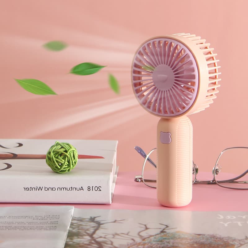 New High-Power Office Small Desktop Fan Portable USB Charging Mini Handheld Fan Wholesale