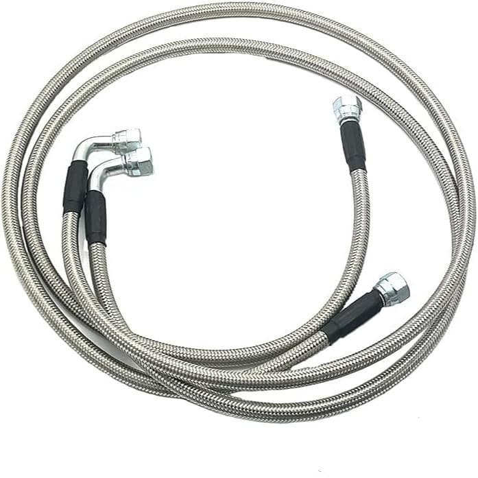 Stainless Steel Cooler Line Kit for 700R4, TH350, TH400 Transmission, Auto Modification, Cross-border