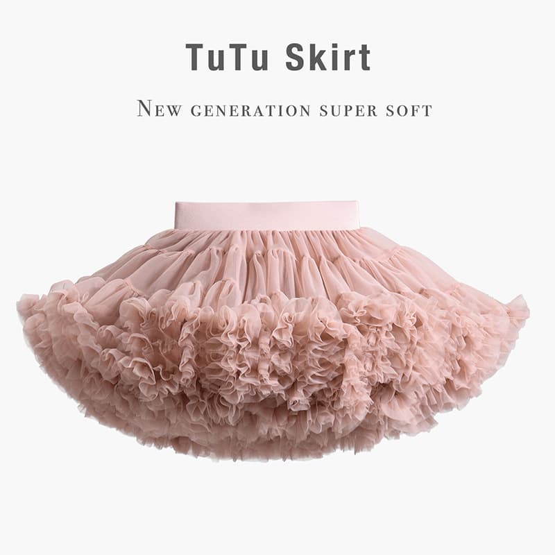 Super Fluffy Mother-Daughter Tutu Skirt for Girls, Red Baby Half Skirt, Tutu Skirt for Children's Day Performance Costume
