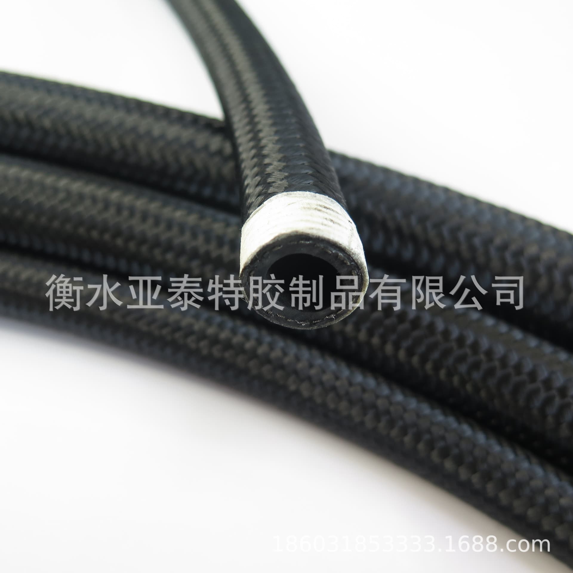 Black Nylon Braided SAE J1532 Racing Fuel Modified Car Gasoline AN6 AN8 Intercooler Fuel Line