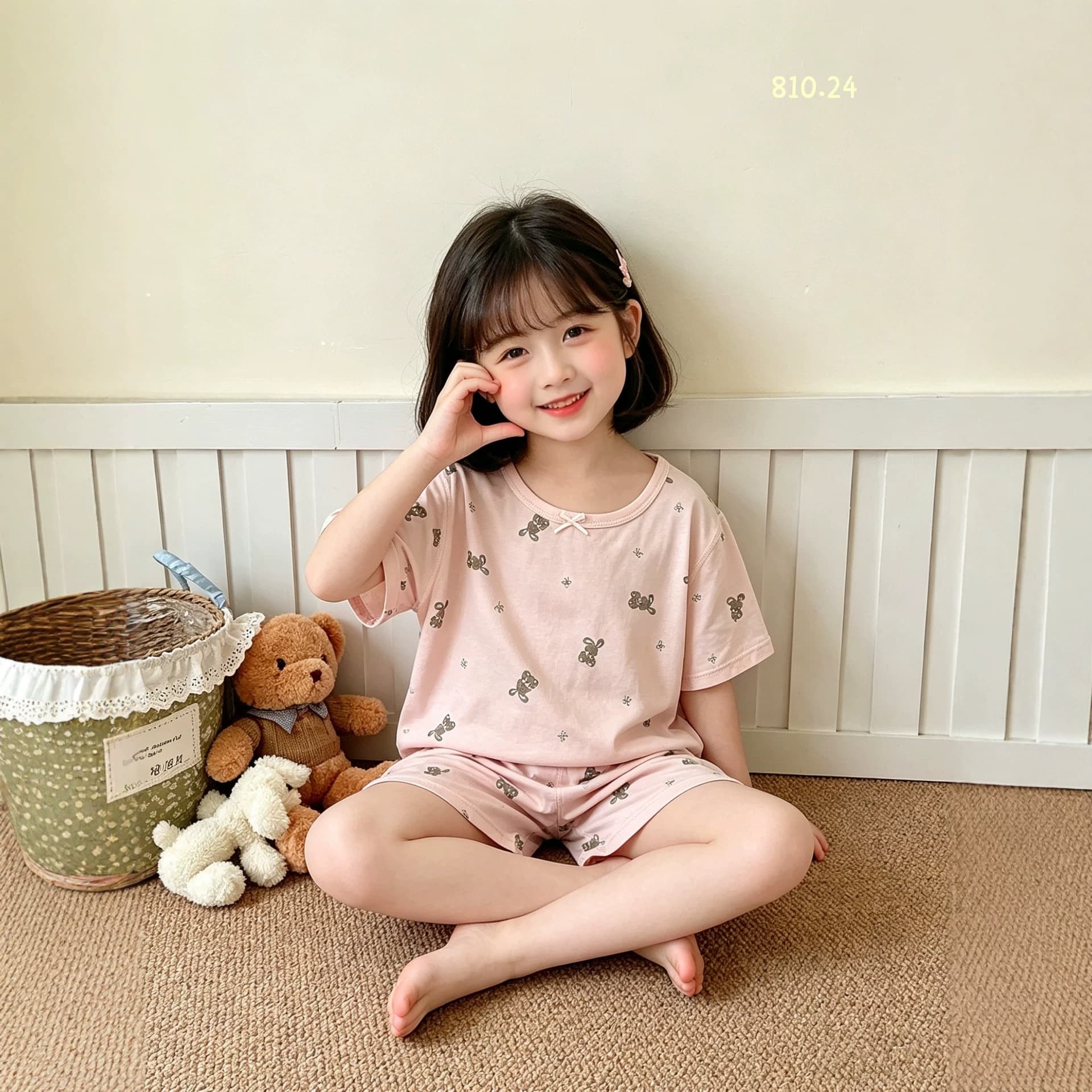 90-160 Children's Summer Short Sleeve Shorts Set Homewear Korean Style Pajamas 2026 Summer New