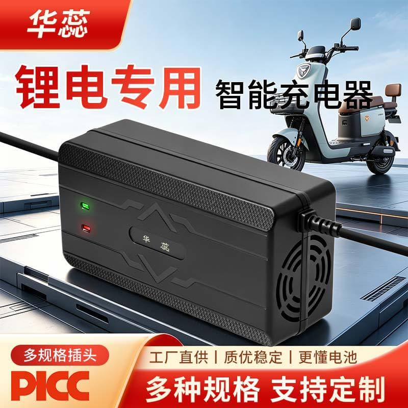 Lithium Battery Charger Smart Overvoltage Overcurrent Protection Electric Vehicle Battery 48V5A Charger Factory Wholesale