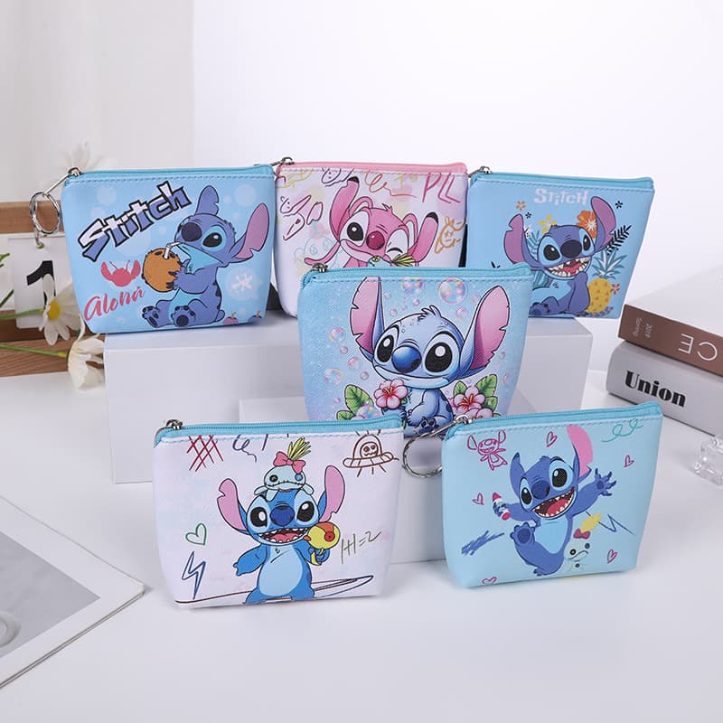 2024 New Cute Creative Coin Purse Mini Bag for Elementary Students Portable Card Holder Cartoon Key Organizer