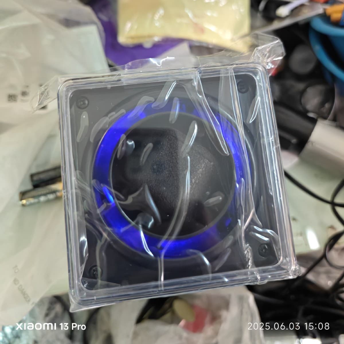 Watch Winder, Blue Light, Mechanical Watch, Watch Storage Box, Vertical Watch Shaker, 1 Watch Slot