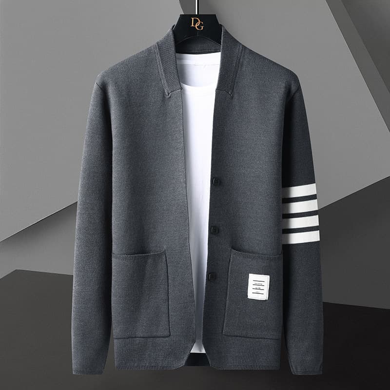 2022 Autumn/Winter New Long Sleeve Sweater Men's Knitwear Korean Youth Fashion Trendy Cardigan Wholesale we9941