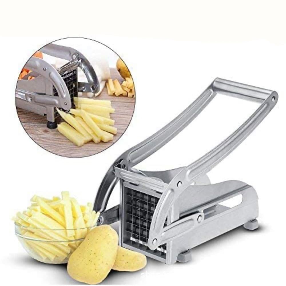 Cross-border Potato Cutter Stainless Steel Home Manual Potato Slicer Cucumber Cutter Multifunctional French Fry Maker