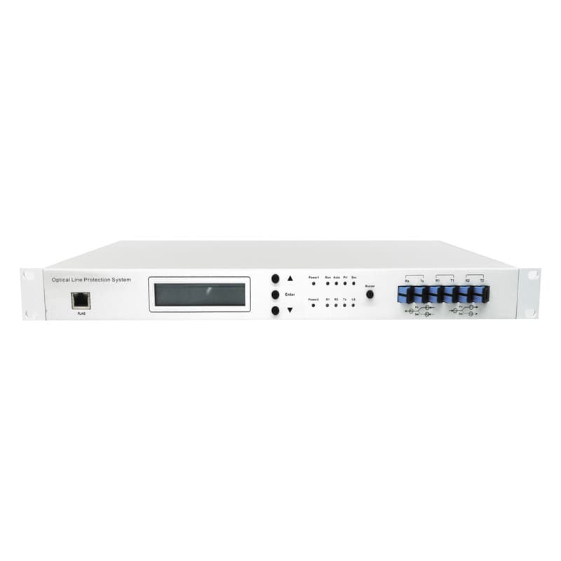 OLP optical line protection system equipment 1:1 selective sending and receiving 1+1 dual sending and selective receiving single fiber and double fiber automatic switching