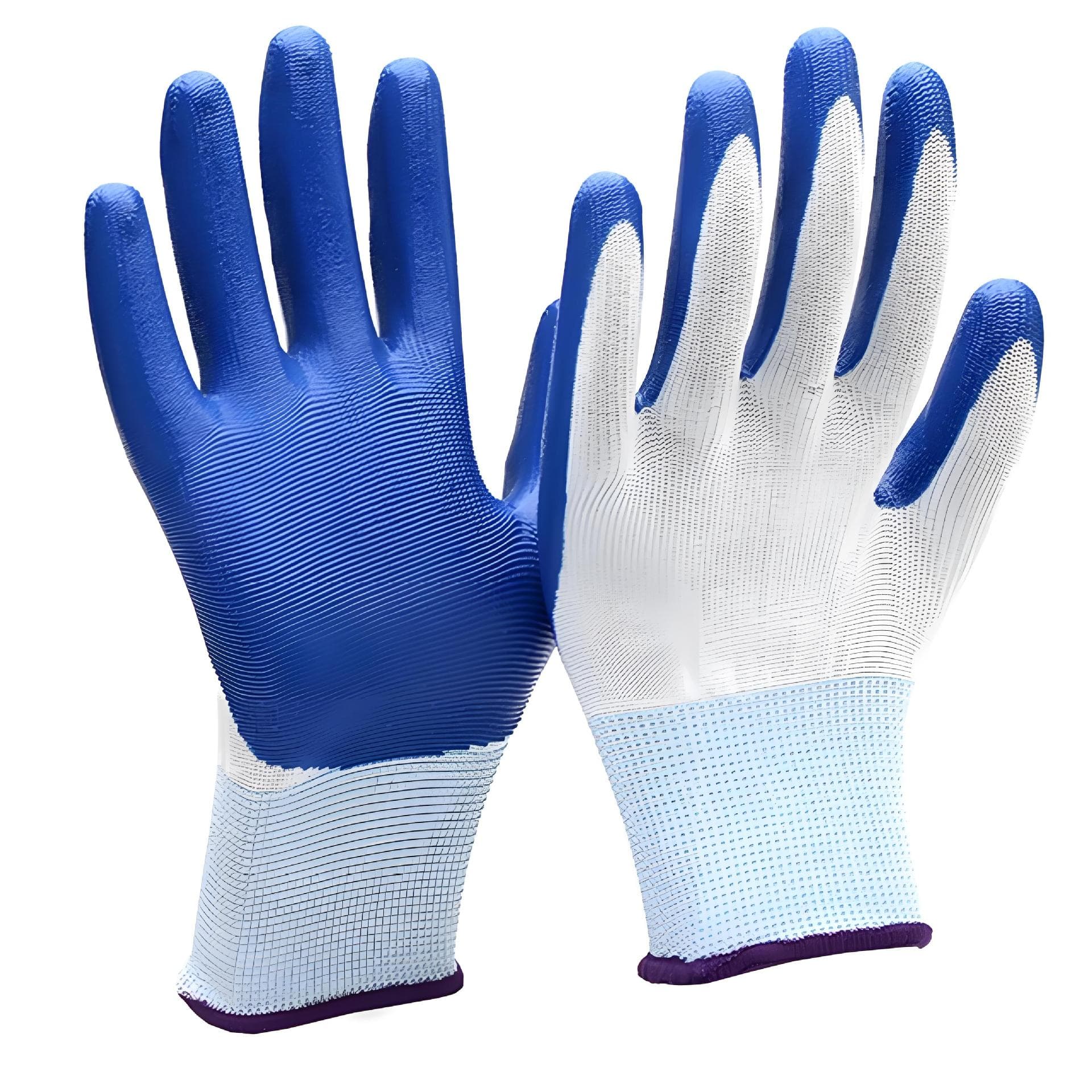 Genuine Thickened Latex Work Gloves, Wear-Resistant, Durable, Anti-Slip, Rubber Waterproof, Nitrile, Construction Labor Protection Gloves