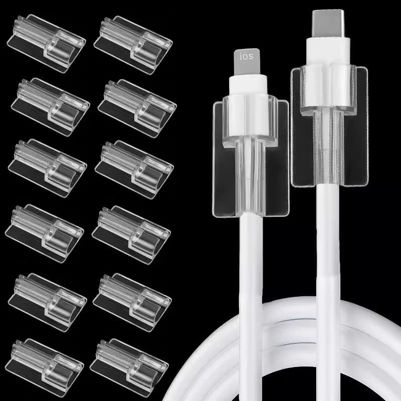 Transparent material data cable protective case with wire bite, charger protective case for Apple and Android devices, USB buckle.