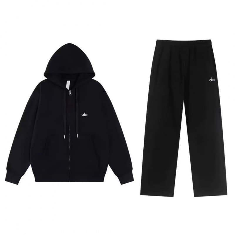 Cross-border Three-Standard Full-Height Version A1 Autumn/Winter American-Style Sports Hooded Sweatshirt with Drawstring Tag Loose-Fit Men's Sweatsuit Set