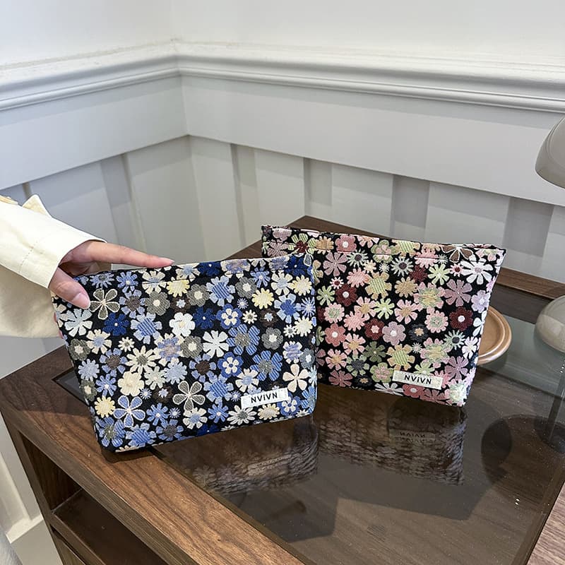 Cosmetic Bag Cross-Body Portable Makeup Organizer Premium Toiletry Bag Fits in Bag Small Handbag