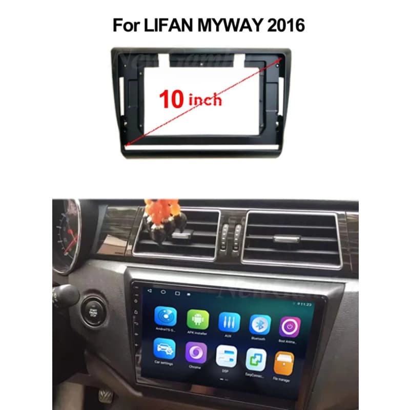 Suitable for 2016 LIFAN MYWAY Lifan Maiwei Android Navigation Variety Modified Large Screen 10.1-inch Panel Frame