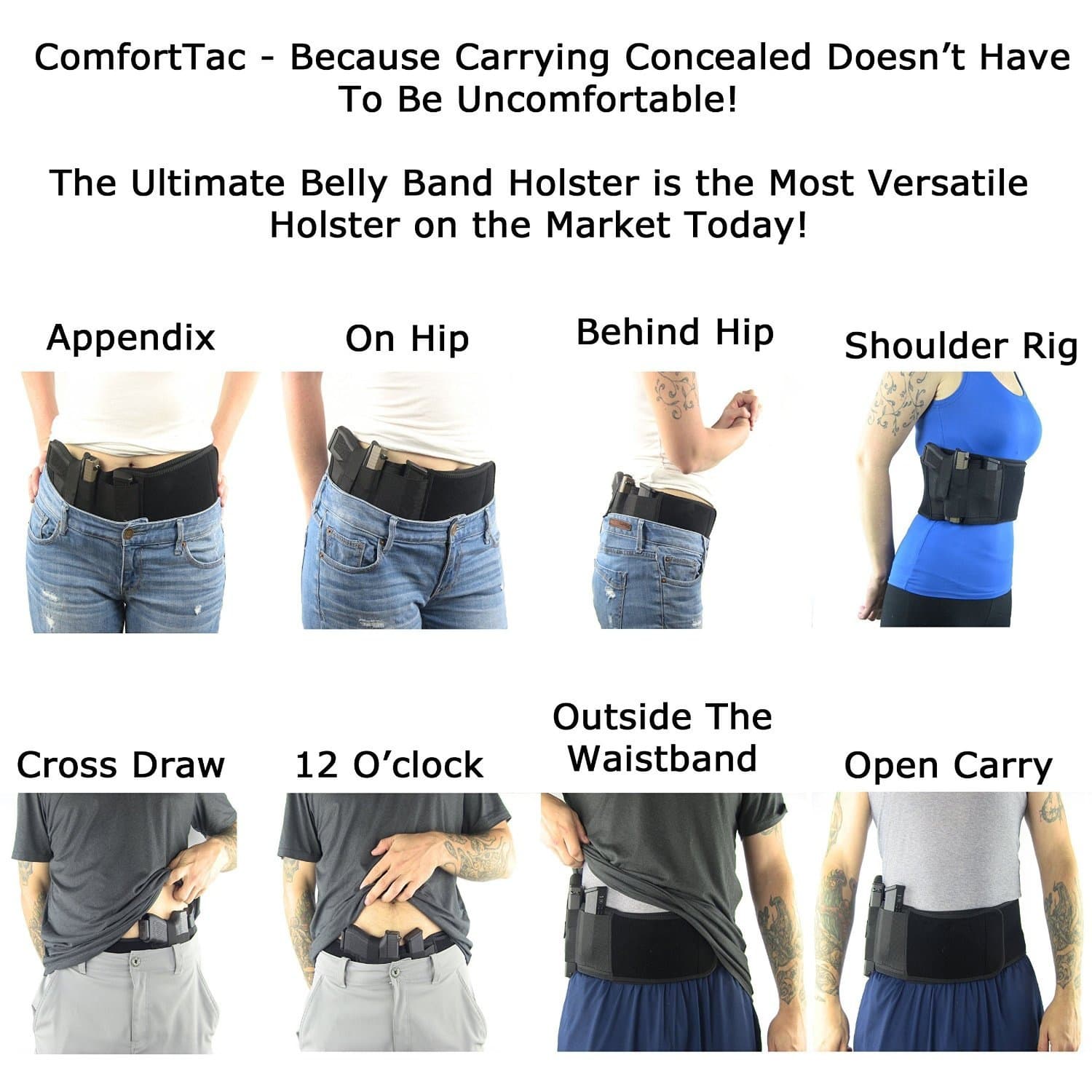 Cross-border Hot Seller Universal Tactical Multi-functional Waist Belt with Composite Diving Material Waist Pouch, Outdoor Concealed Waist Pouch