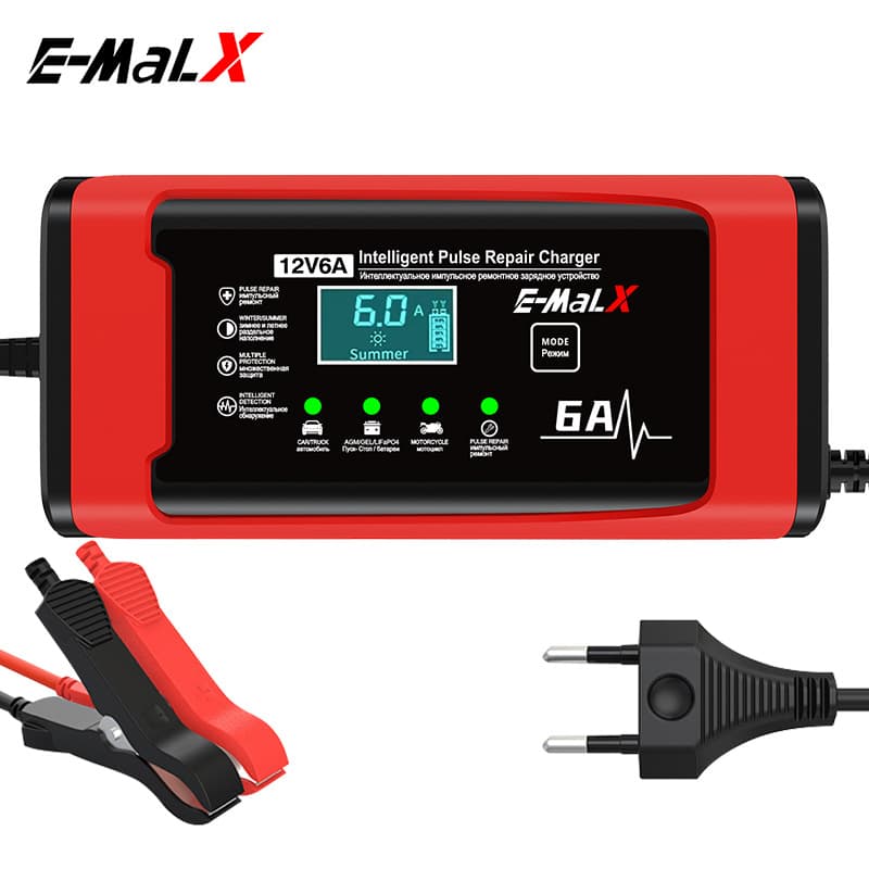 12V6A LiFePO4 14.6V Battery Charger Car Battery Charger Motorcycle Battery Charger
