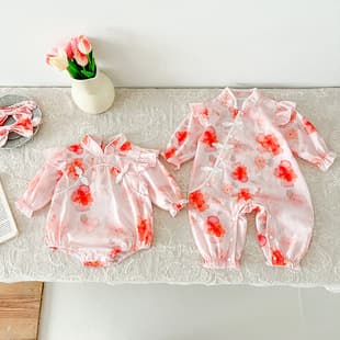 2026 Autumn New Baby Clothes Girl Sweet Bodysuit Girl Lace Romper Stylish Princess Spring Autumn