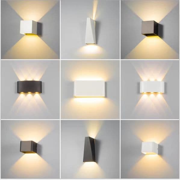 Homestay Courtyard Dimmable Pillar Balcony Exterior Wall Stairs Gate Decoration Wall Light LED Outdoor Waterproof Double-Head Wall Lamp