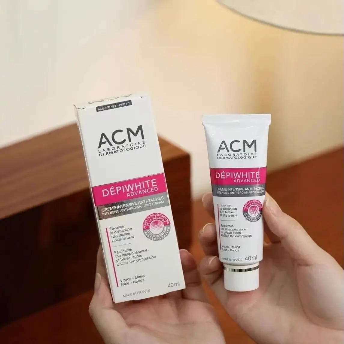 ACM Anti-Blemish Brightening Cream, ISOMERS Whitening Fade Acne Marks, Niacinamide French Brightening Freckle Remover Face Cream