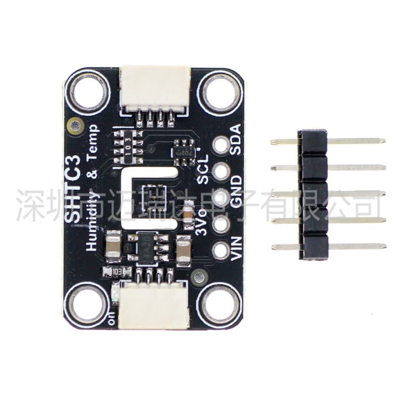 SHTC3 High-Precision Digital Temperature and Humidity Sensor Module, Compatible with STEMMA QT/Qwiic