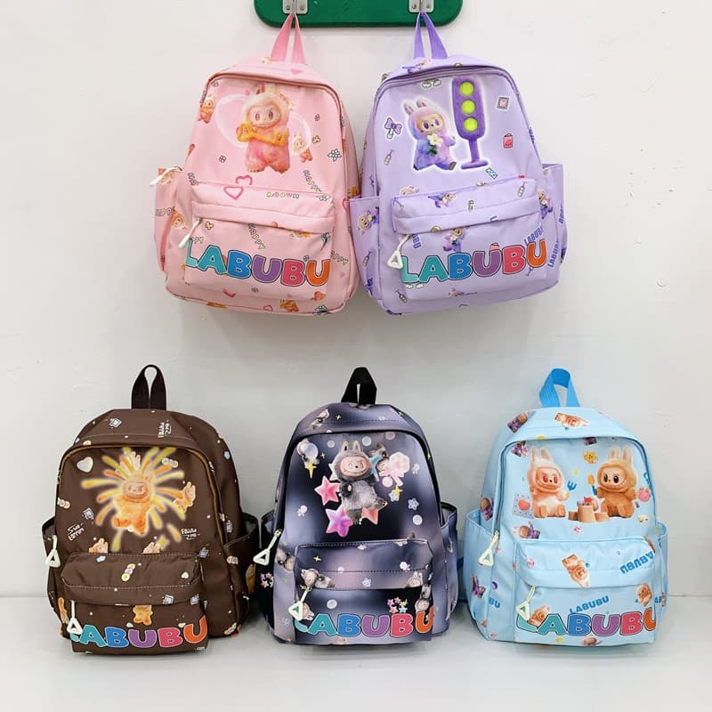 Cartoon cute boy and girl backpack, kindergarten baby back-to-school small school bag, new style fashion print children's backpack