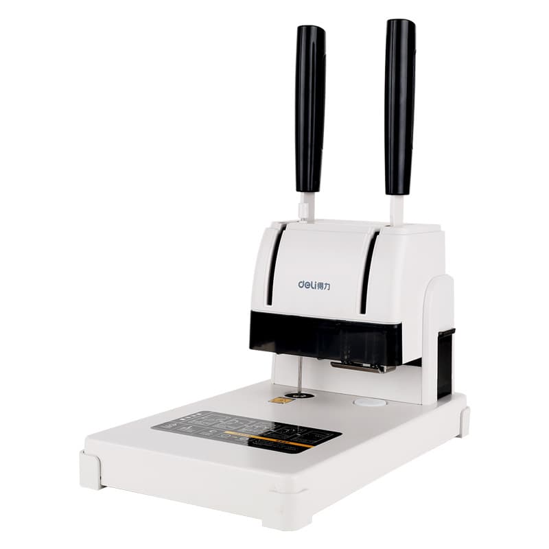 Deli 3888 Voucher Binding Machine Financial Accounting Voucher Special Archive Document Punching Machine Hot Melt Rivet Tube Manual