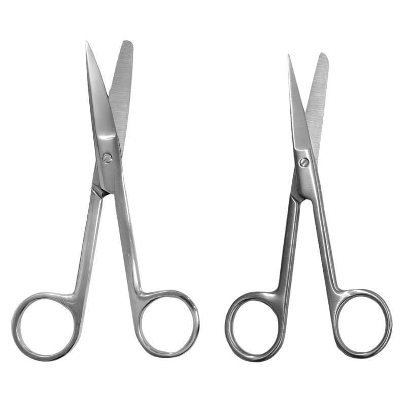 Nurse scissors wholesale bandage scissors medical teaching scissors beauty scissors straight head surgical removable stainless steel gauze scissors
