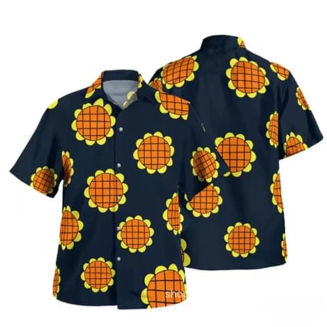 Luffy Dressrosa Sunflower Shirt – One Piece Hawaiian Shirt 2026