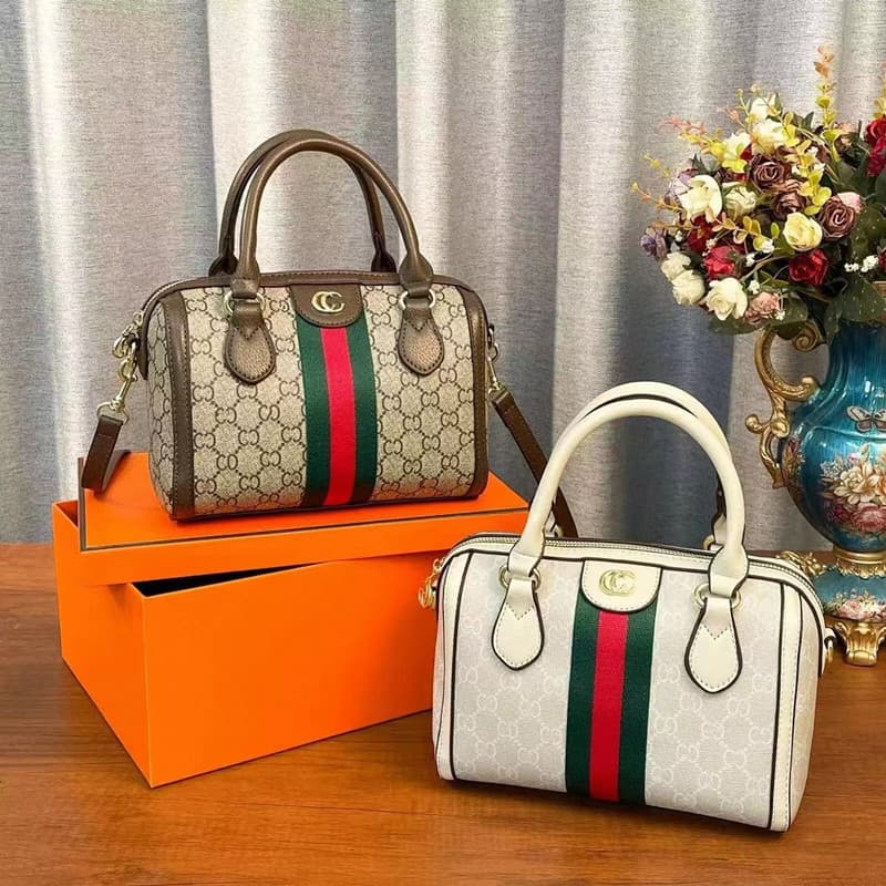 Foreign Trade 2025 G Brand Fashion Trendy Mini Handbag Pillow Boston Crossbody Shoulder Bag for Women Wholesale