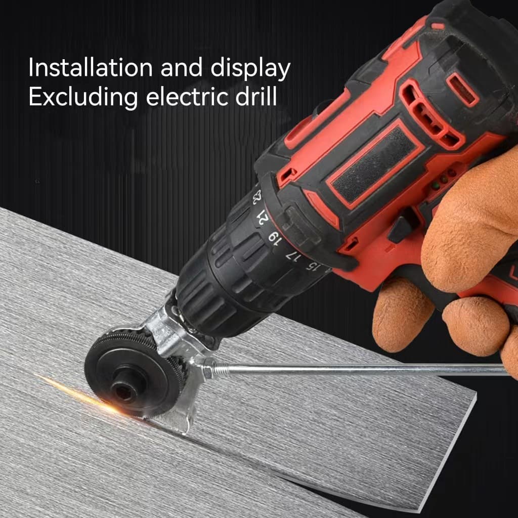 New Multi-Function Electric Drill Sheet Metal Cutter, Metal Plate Cutter, Hand Drill Modified Cutter, Tin Snips