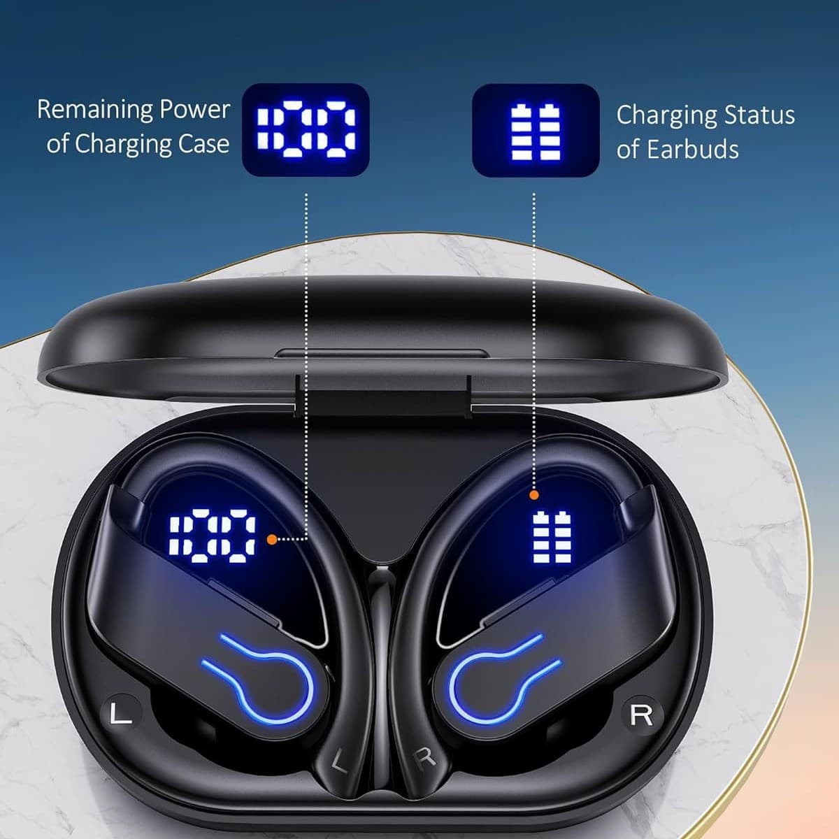 Bluetooth Earphones High-Quality Sound Noise Cancellation Ultra-Long Battery Life Sports Gaming E-Sports Custom Mold Wireless In-Ear Custom Design