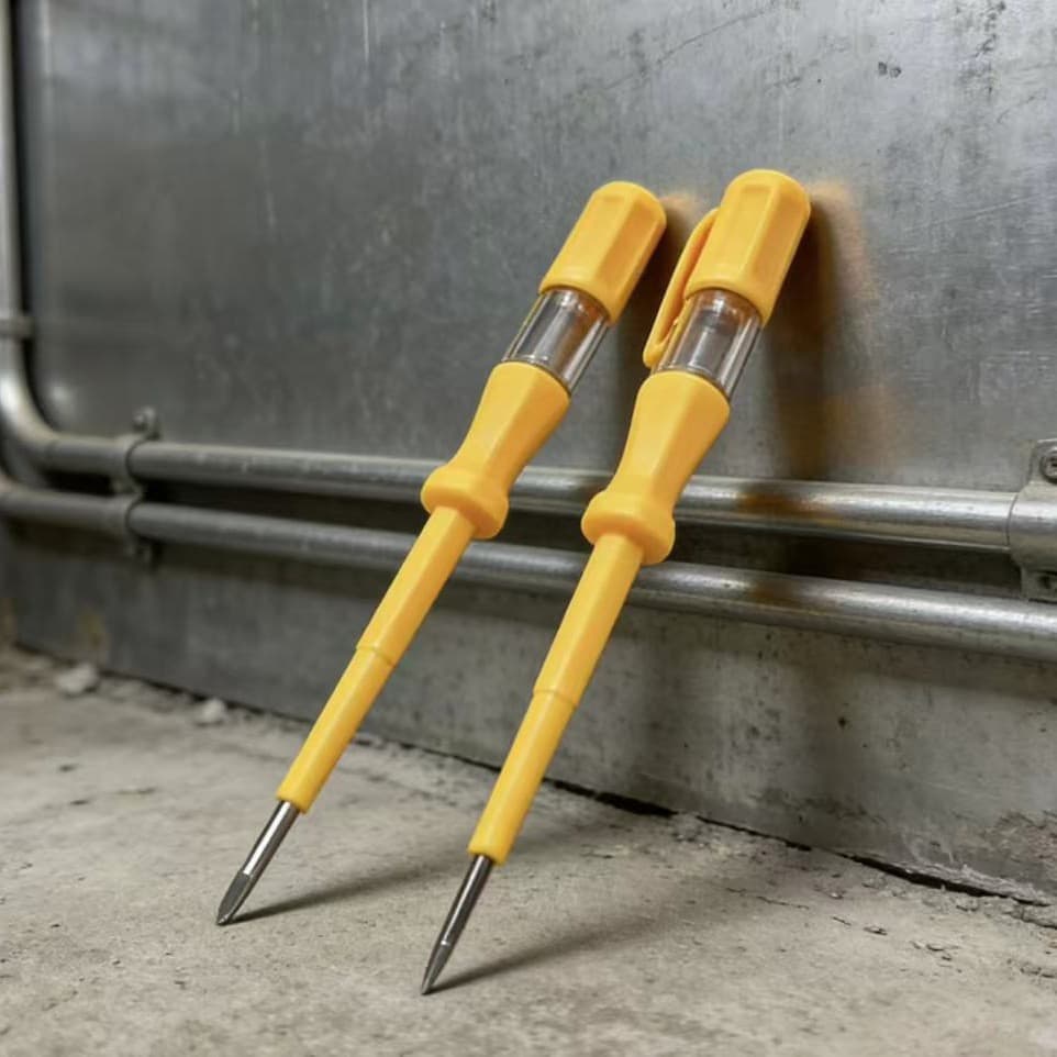 Yellow test Pencil Tester Electrical Voltage tester electric pen