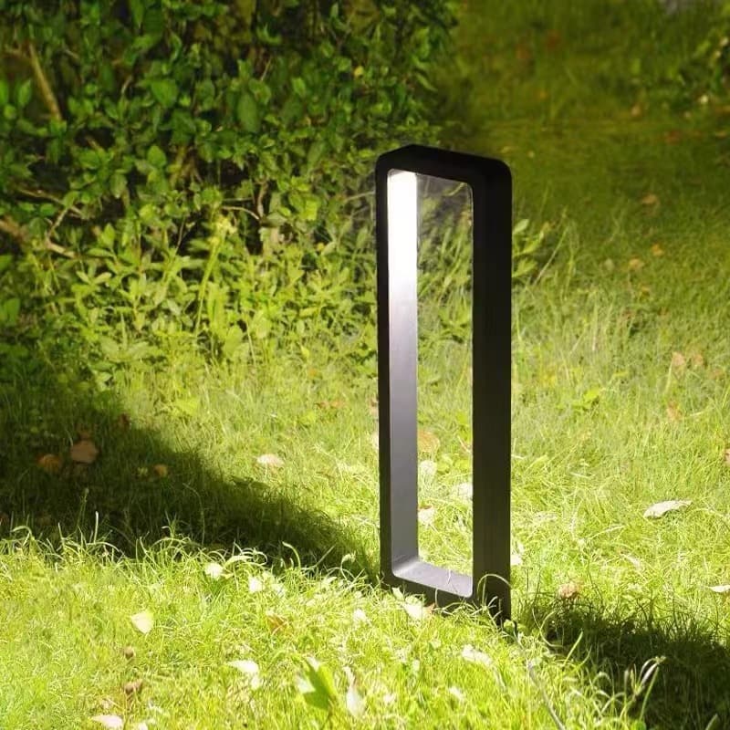LED Outdoor Aluminum Solar Lawn Light, Garden Landscape Villa Waterproof Ground Insert Grass Lamp