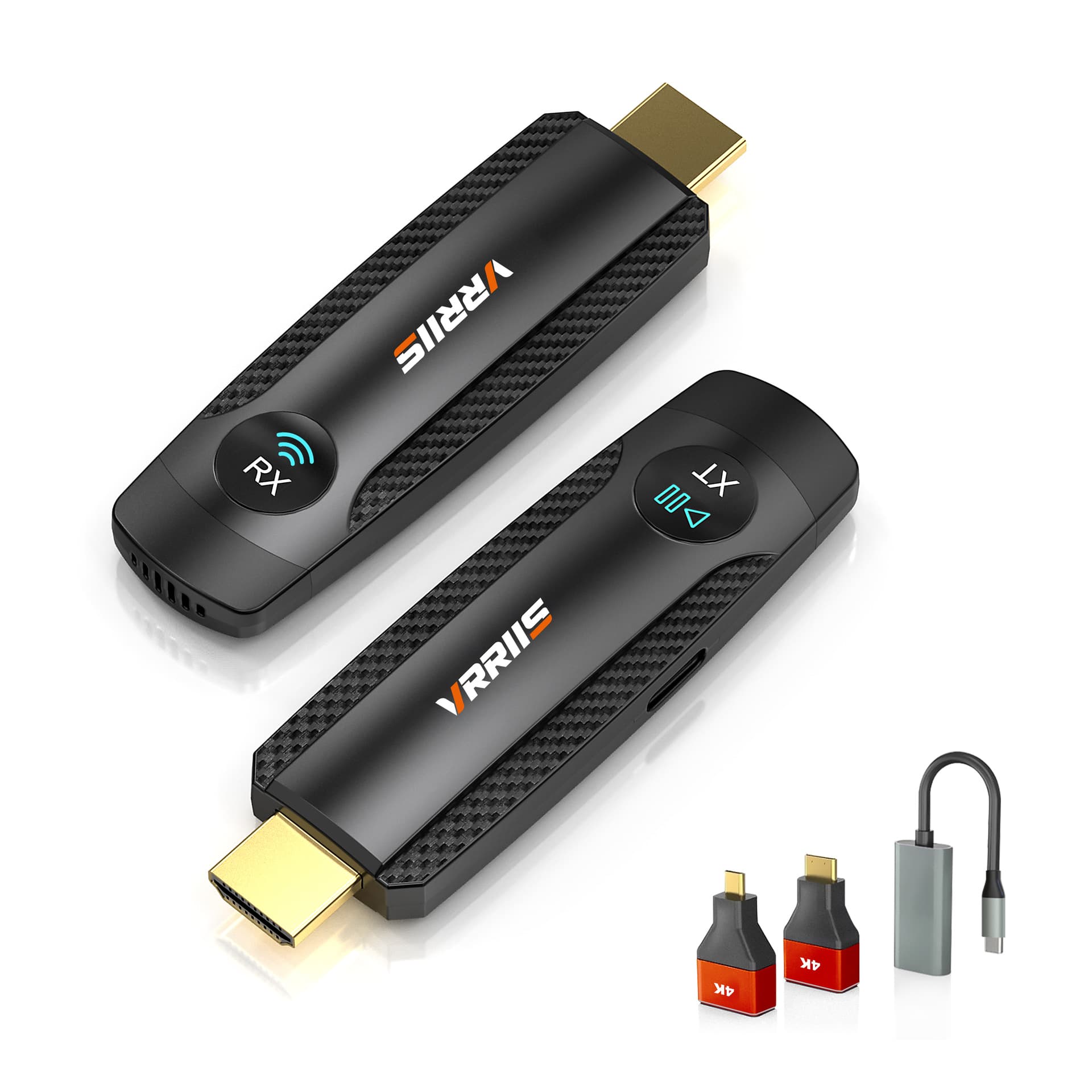Wireless HDMI Transmitter 1080P HD Video Screen Mirroring Dongle for Desktop Computer to TV Projector