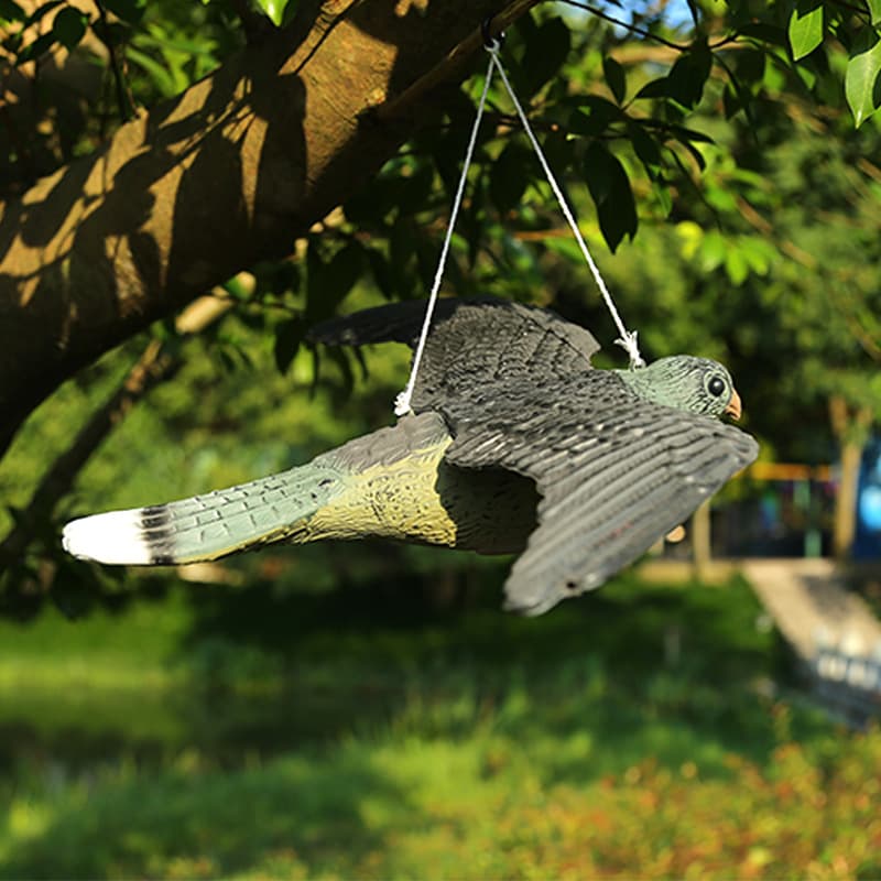 Cross-border Wholesale Garden Flying Bird Ornament Hunting Decoy with Wings Flying Bird Simulated Outdoor Waterproof Blow Molded Model