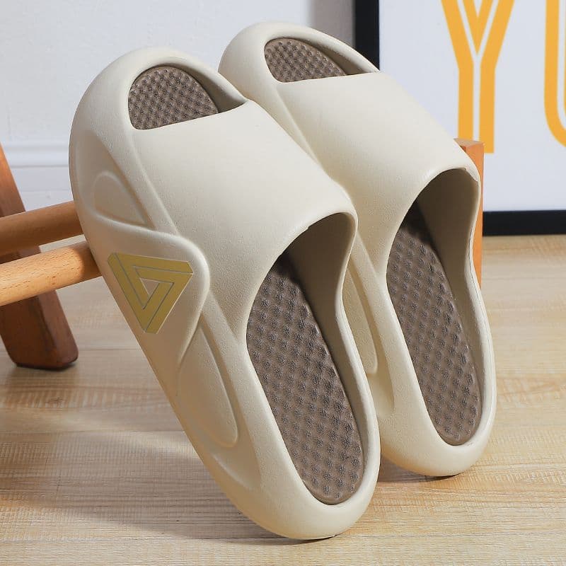 Thick Sole Slippers Men Anti-slip Odor-resistant Soft Sports Style Summer Outdoor Trendy Brand Sandals