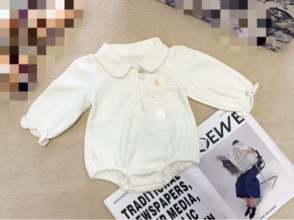 2025 Autumn Infant Baby Bodysuit Baby Girl Romper Cute Doll Collar Long Sleeve Onesie