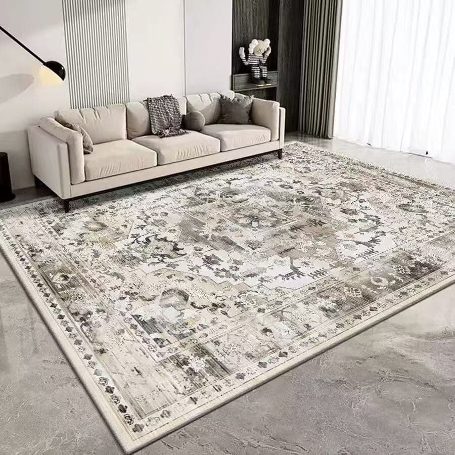 Moroccan retro carpet European style living room bedroom sofa coffee table ethnic style home carpet crystal velvet high-end