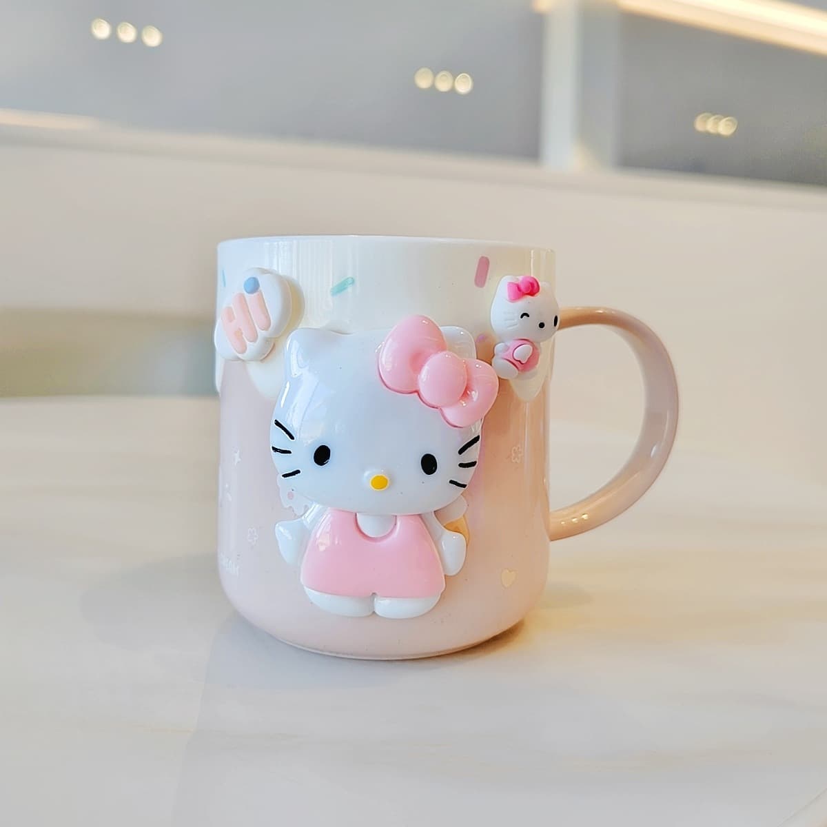 Food-grade PP cartoon kids' rinse cup, cute girls' household toothbrush cup, creative small gift, trendy