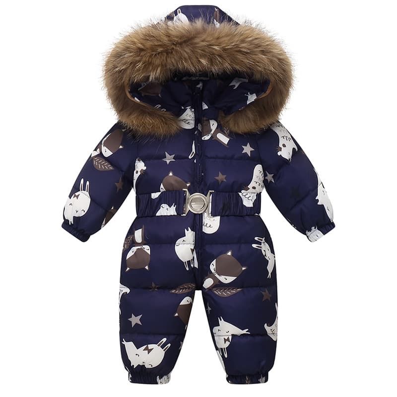 Factory direct sales cross-border winter children's down jackets for boys and girls children's one-piece down jackets crawlers warm jackets