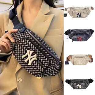 MLB Crossbody Bag Trendy Waist Bag New York Yankees Monogram Chest Bag Sports Shoulder Bag