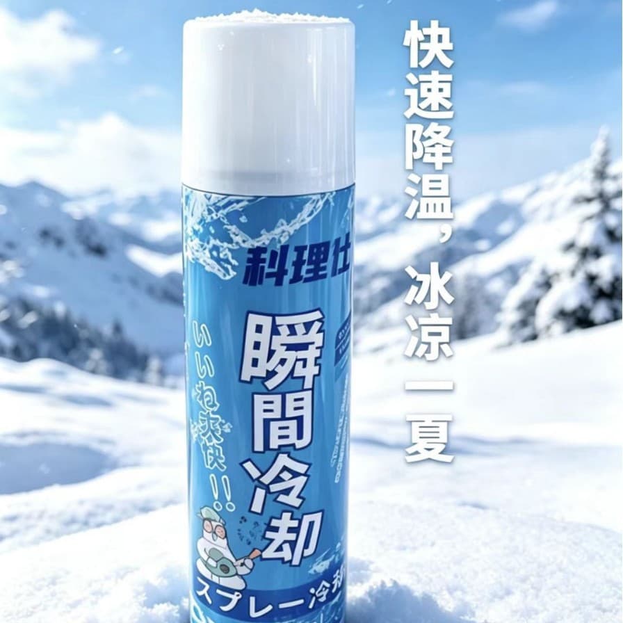 Car rapid cooling agent spray summer car supplies refrigeration artifact instant cooling coolant wholesale