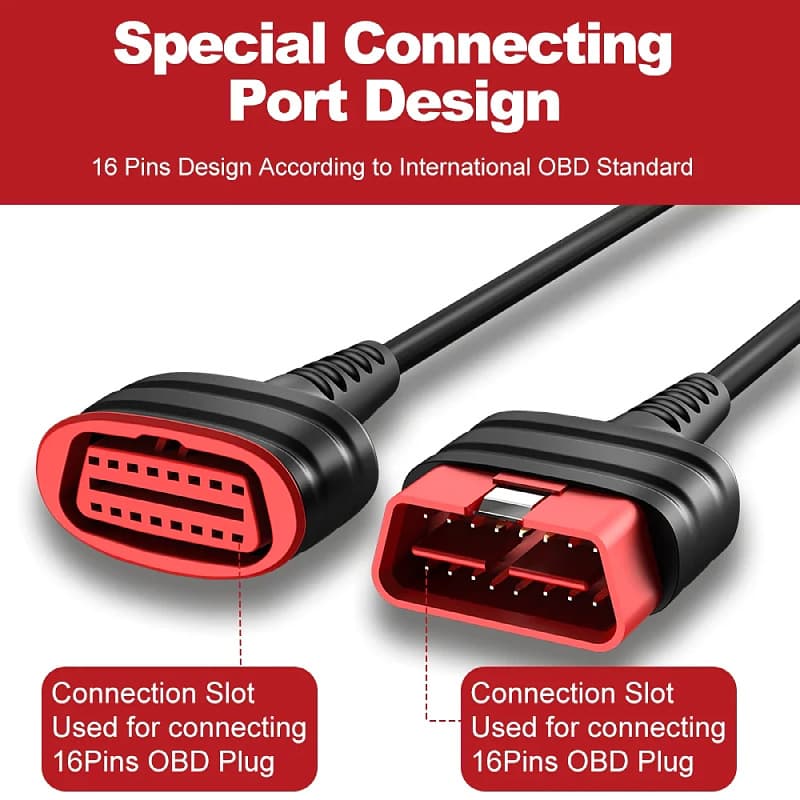 THINKCAR Thinkvci Extension Cable 36CM Car Diagnostic Cable