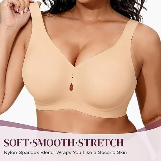 Women's Wireless Jelly Bras No Seamless Full Coverage Bra