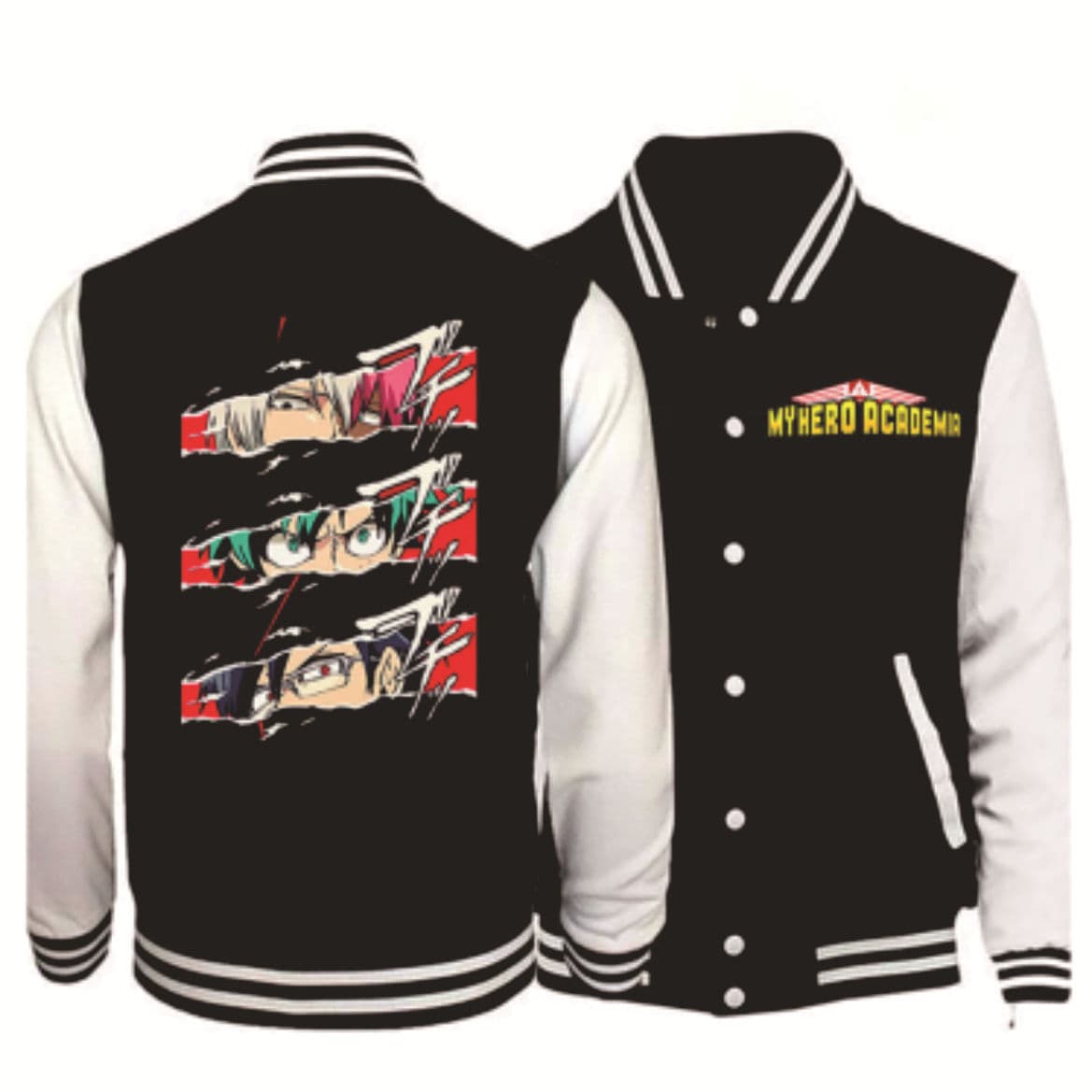 2022 Amazon new AliExpress cartoon Japanese anime peripheral men's and women's fashion casual baseball jacket.