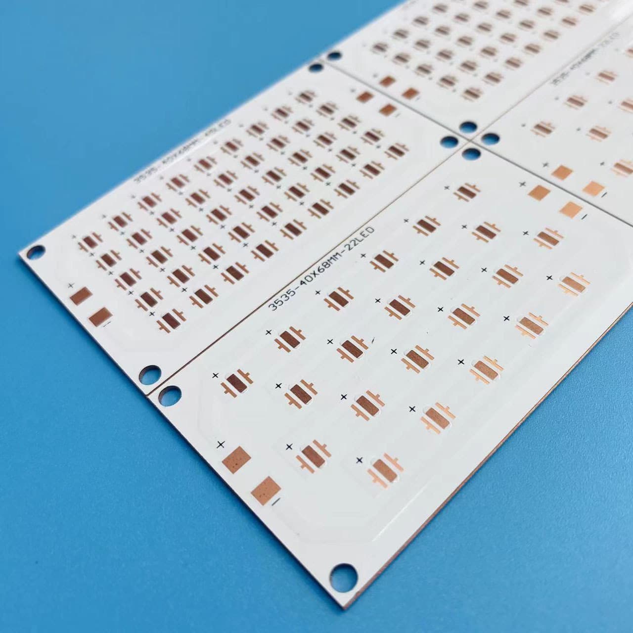 LED thermoelectric separation copper substrate, 3535 model UV curing lamp circuit board, high thermal conductivity heat dissipation bronze board manufacturer