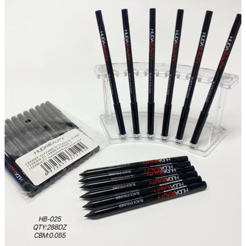 HUDA Beauty Waterproof Quick-Dry Eyeliner Pen Ultra-Fine Tip Black Liquid Eyeliner