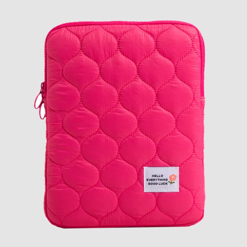 New Soft Laptop Sleeve iPad Bag Sweet Tablet Handbag Women Protective Case Japanese Style Fabric Storage Bag
