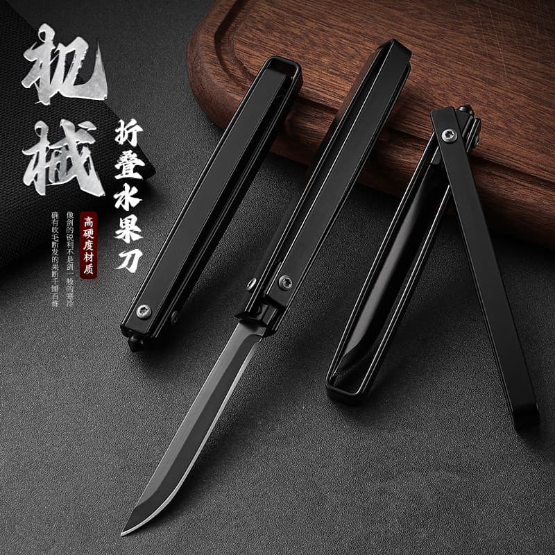 New Mechanical Folding Knife/Fruit Knife/Meat Knife, Outdoor Multi-functional Household Peeling Sharp Portable